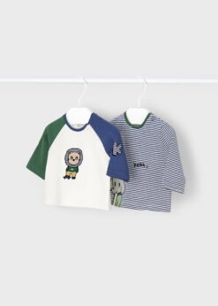 pack 2 μπλουζες μακρυμανικες ecofriends για νεογεννητο id 12 02088 033 L 4