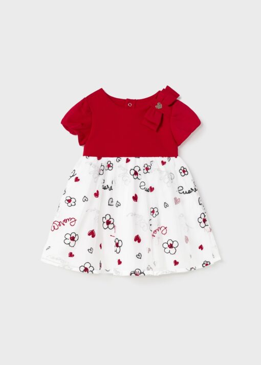 4 φορεμα συνδυασμενο με τουλι κεντητο baby id 23 01952 029 M 4